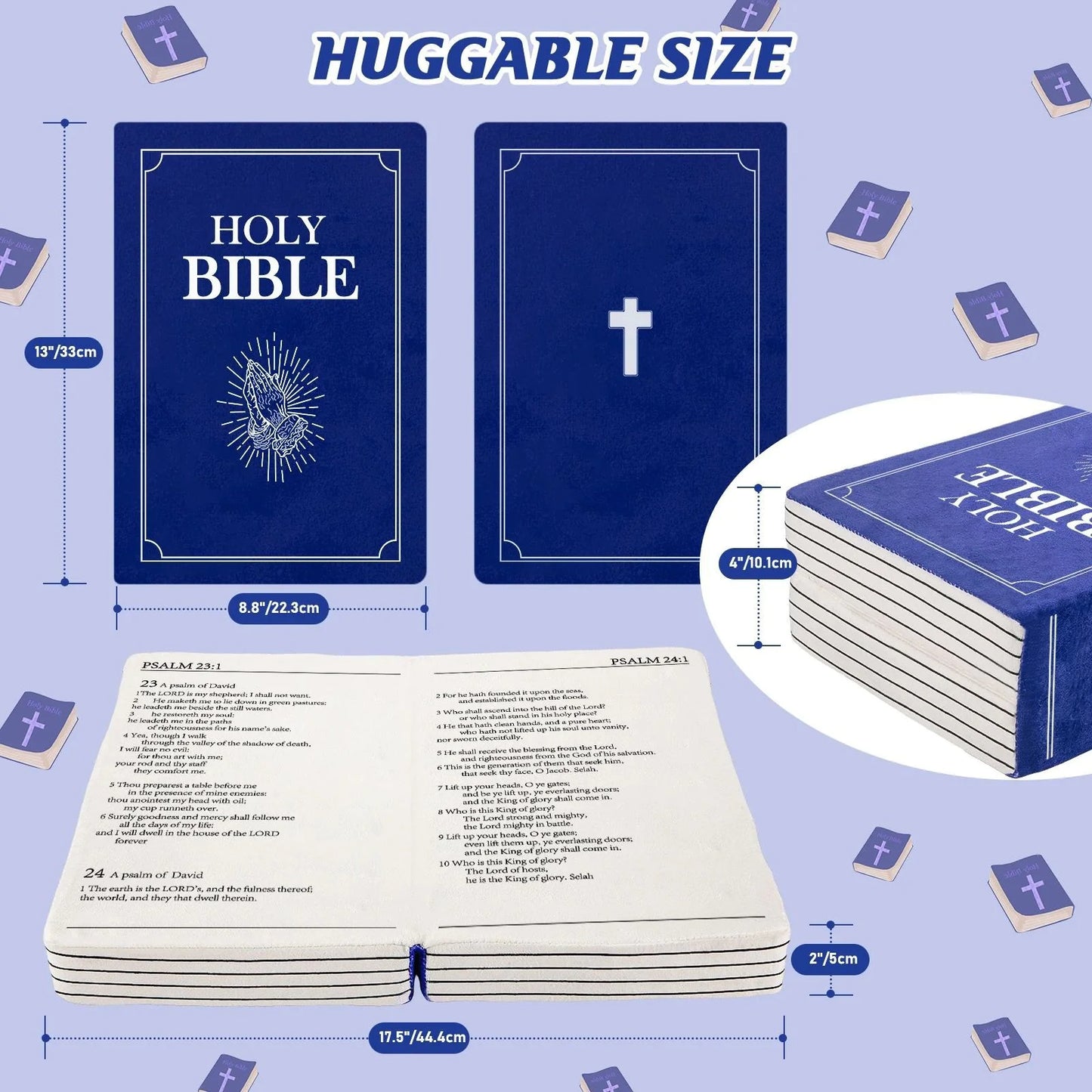 Christmas Bible Plush Pillow Doll